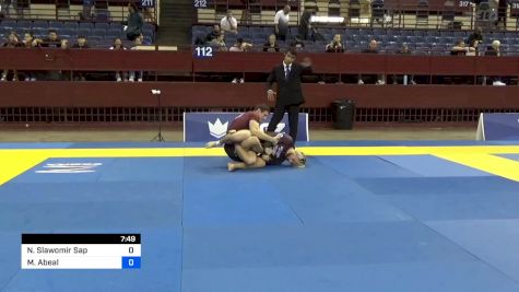 Natan Slawomir Sap vs Martin Abeal 2024 Pan IBJJF Jiu-Jitsu No-Gi Championship