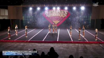 Velocity All Star - VORT3X [2026 L3 Junior - Flex - D2 Day 1] 2026 Spirit Sports Hershey Nationals