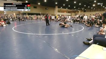 150 lbs Cons. Round 2 - Jackson Ellis, B.R.A.W.L vs Roman Morgan, Trojan Wrestling Academy LLC