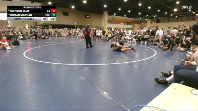 150 lbs Cons. Round 2 - Jackson Ellis, B.R.A.W.L vs Roman Morgan, Trojan Wrestling Academy LLC