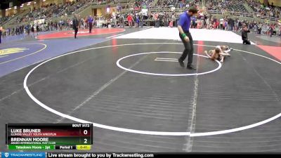 62 lbs Cons. Semi - Luke Bruner, Illinois Valley Youth Wrestlin vs Brennan Moore, Askeo International Mat Club