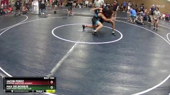 155 lbs Quarterfinal - Max DelBosque, Dark Horse Wrestling Club vs Jacob Perez, Amateur Wrestling Academy