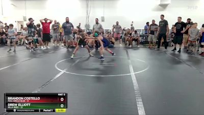 72 lbs Round 4 (6 Team) - Drew Elliott, Killa Bees vs Brandon Costello, Full Circle Blue