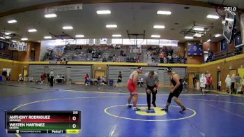 215 lbs Cons. Semi - Anthony Rodriguez, Granger vs Westen Martinez, Kearns