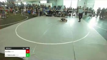 85 lbs Rr Rnd 1 - Blake Ellis, Hemet Youth WC vs Jessie Valenzuela, Rough House