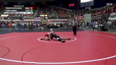 157 lbs Cons. Round 2 - Trent Harris, Silver Lake Hs vs Drake Blochlinger, Concordia Hs