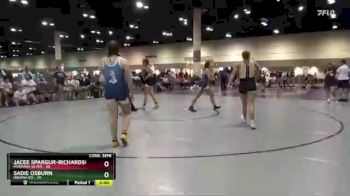 155 lbs Semis & 1st Wrestleback (8 Team) - Sadie Osburn, Indiana Ice vs Jacee Spargur-Richardson, Montana Silver