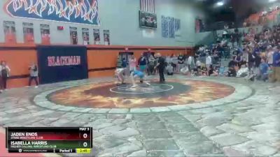 164 lbs Round 1 - Jaden Enos, Stars Wrestling Club vs Isabella Harris, Higher Calling Wrestling Club