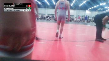 144 lbs Round 1 (6 Team) - Dylan Couey, The Dream Team vs Noah Slatton, Funky Bunch