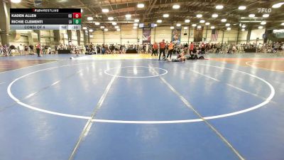 138 lbs Consi Of 4 - Kaden Allen, KS vs Richie Clementi, LA