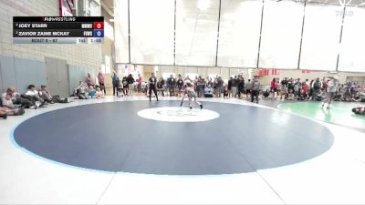 67 lbs Round 1 - Zavior Zaine McKay, Fighting Squirrels Wrestling Club vs Joey Starr, Mountain Man Wrestling Club