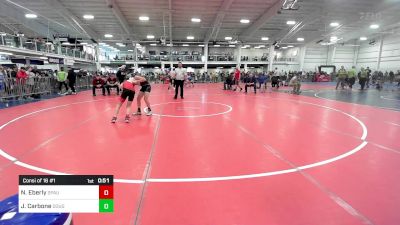 106 lbs Consi Of 16 #1 - Nova Eberly, Spaulding vs Jack Carbone, Doughboys WC