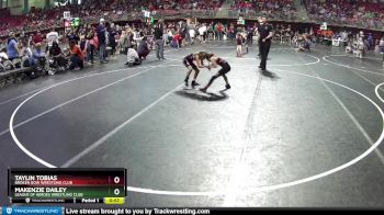 65 lbs Quarterfinal - Taylin Tobias, Broken Bow Wrestling Club vs Makenzie Dailey, League Of Heroes Wrestling Club