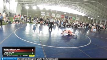 78 lbs Round 1 (4 Team) - Jace Hauan, Bear Cave vs Hunter Hoagland, Warriors Of Christ