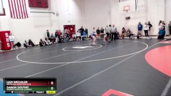 126 lbs Champ. Round 3 - Darion Douthit, Warren Wrestling Academy vs Liam Wechsler, Whiteland Wrestling Club
