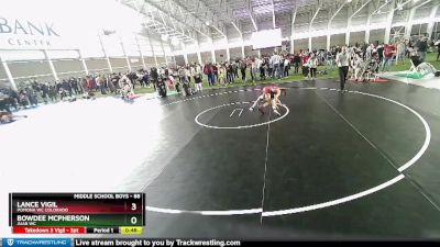 88 lbs 3rd Place Match - Bowdee McPherson, Juab WC vs Lance Vigil, Pomona WC Colorado