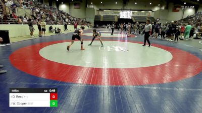 112 lbs Consolation - Duncan Reed, PTC Wrestling vs Wyatt Cooper, South Forsyth WAR Wrestling Club