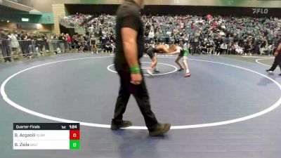 126 lbs Quarterfinal - Brenden Acgaoili, Slam Academy vs Ben Ziola, Skutt Catholic