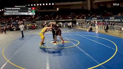 D 1 285 lbs Cons. Round 3 - Gavin Estopinal, Chalmette vs Draven Dixon, Walker