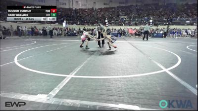 66 lbs Round Of 16 - Hudson Burdick, Perry Wrestling Academy vs Kade Williams, Little Axe Takedown Club