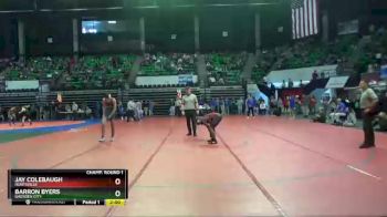 152 lbs Champ. Round 1 - BARRON BYERS, Gadsden City vs Jay Colebaugh, Huntsville