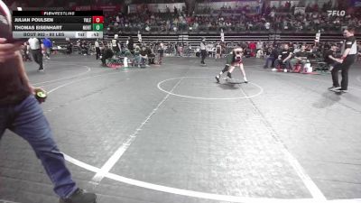 80 lbs Consi Of 16 #1 - Julian Poulsen, Yale Street vs Thomas Eisenhart, North Hunterdon