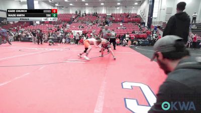 100 lbs Final - Kade Church, Skiatook Youth Wrestling vs Wade Smith, Tonkawa Takedown Club