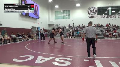 285 lbs Quarterfinals (8 Team) - Dylan Avila, Santa Ana College vs Bryce Meggers, Sierra College (RED)