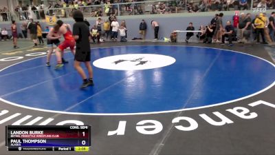 215 lbs Cons. Semi - Landon Burke, Bethel Freestyle Wrestling Club vs Paul Thompson, Alaska