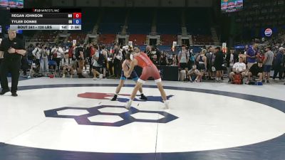 120 lbs Champ. Rd Of 128 - Regan Johnson, Minnesota vs Tyler Donne, Oregon