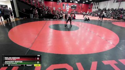 150 lbs Cons. Round 4 - Anthony Parton, Plainfield (NORTH) vs Nolan Keenan, Chicago (ST. RITA)