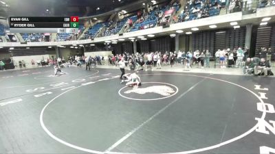 101 lbs Cons. Round 3 - Ryder Gill, Coal City vs Evan Gill, Edwardsville