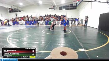 195 lbs Cons. Round 3 - Angel Gallegos, Canoga Park vs Ricardo Rios, Madera