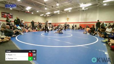 73 lbs Final - Yaretzi Rojas, Team Tulsa Wrestling Club vs Jackson Parker, Standfast 12u