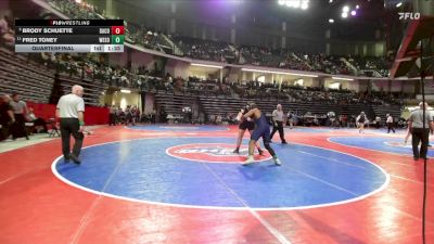 285-3A Quarterfinal - Brody Schuette, Dawson County vs Fred Toney, Westover School