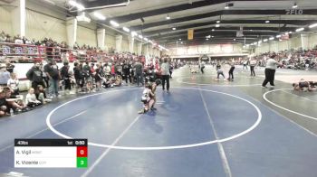 43 lbs Round Of 16 - Anthony Vigil, Montrose Elite vs King Vicente, Izzy Style NM Beast