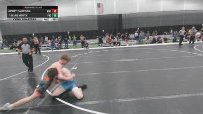 165 lbs Cons. Quarters - Avery Paustian, Mission Athletics vs Elias Motta, Frontier Wrestling Club