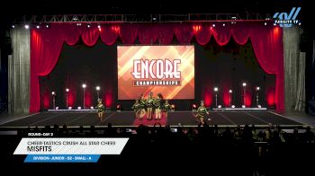 Cheer-tastics Crush All Star Cheer - Misfits [2023 L2 Junior - D2 - Small - A Day 2] 2023 Encore Grand Nationals