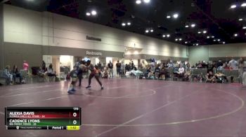 170 lbs Round 5 (6 Team) - Cadence Lyons, Big Money Movin vs Alexia Davis, Florida Girls All Stars