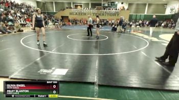 120 lbs 1st Place Match - Olivia Engel, Kelso (Girls) vs Miley Blanton, Forks (Girls)