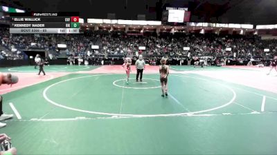 85 lbs Round 4 - Ellie Wallick, CGY2 vs Kennedy Nader, RIKA