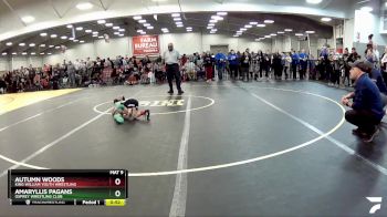 42-44 lbs Round 1 - Autumn Woods, King William Youth Wrestling vs Amaryllis Pagans, Osprey Wrestling Club