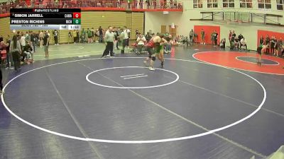 190 lbs Champ. Round 3 - Simon Jarrell, Camas vs Preston Richins, Richland