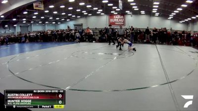 62 lbs Cons. Round 2 - Austin Collett, Williamsburg Wrestling Club vs Hunter Hogge, Bull Island Grappling