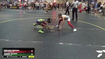 70 lbs Quarterfinal - Dreyden Simpson, RAISE THE LEVEL WC vs Robert Wilson, Peer Pressure