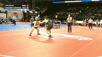175 Class 4 lbs Cons. Round 2 - Alejandro Contreras, Staley vs Cole Dillon, Francis Howell North