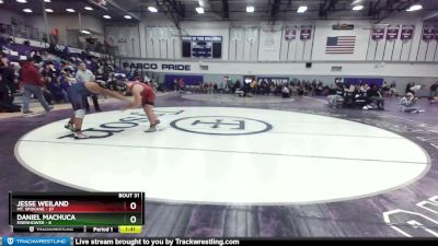 285 lbs Round Two - Daniel Machuca, Eisenhower vs Jesse Weiland, Mt. Spokane