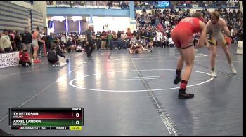 126 lbs Cons. Round 7 - Axxel Landon, Bonneville vs Ty Peterson, Shelley