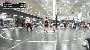 191 lbs Rr Rnd 1 - Mason Savidan, Team Shutt Mau Mau - HSC vs Lukas Conte, Mat Assassins White - HSC