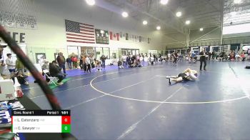 150 lbs Cons. Round 1 - Clayton Sawyer, Southwest Wolverines vs Lincoln Catenzaro, Farmington